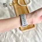 Rubber Leopard carved Apple Watch Strap
