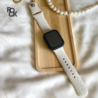 Rubber Leopard carved Apple Watch Strap
