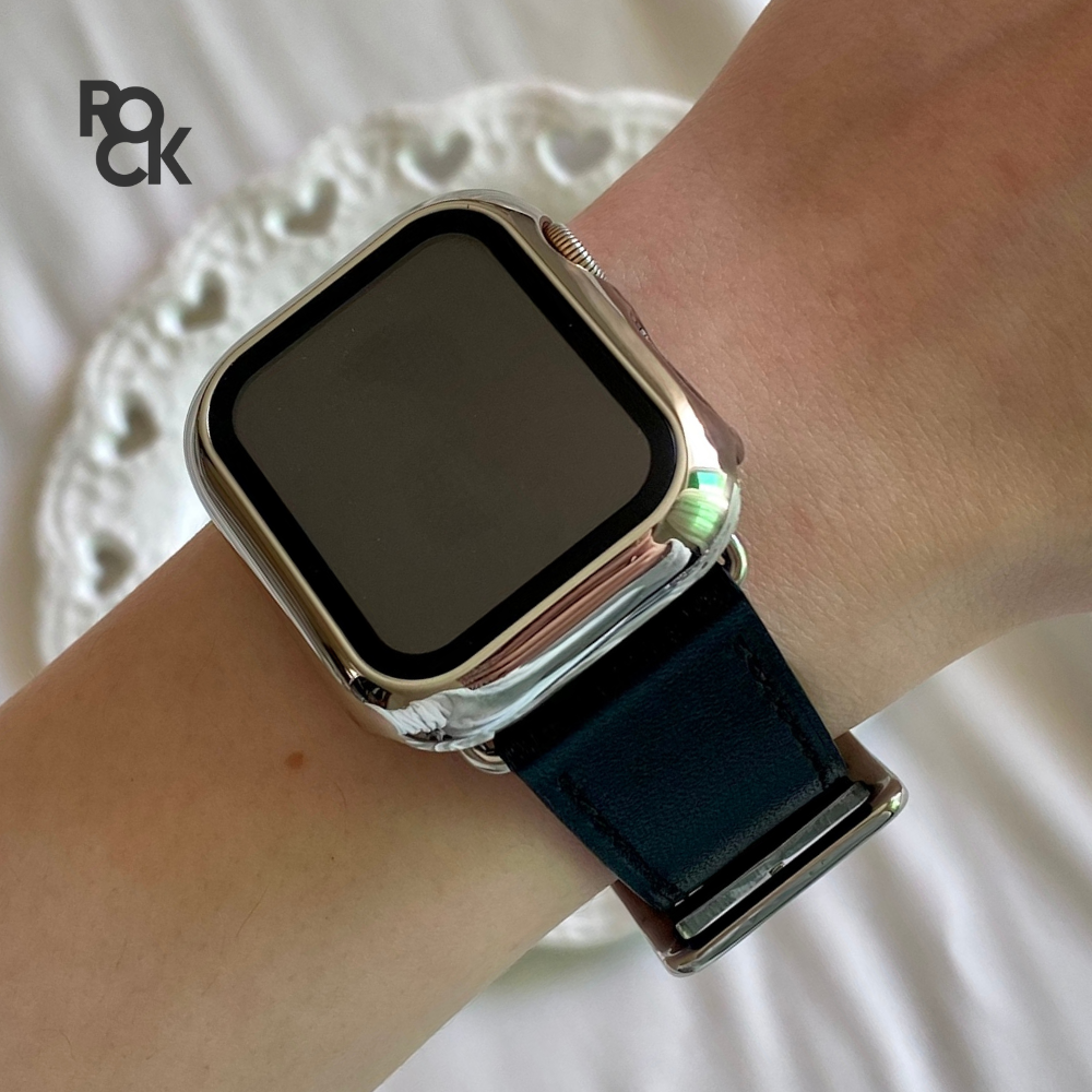 Leather Herm Apple Watch Strap