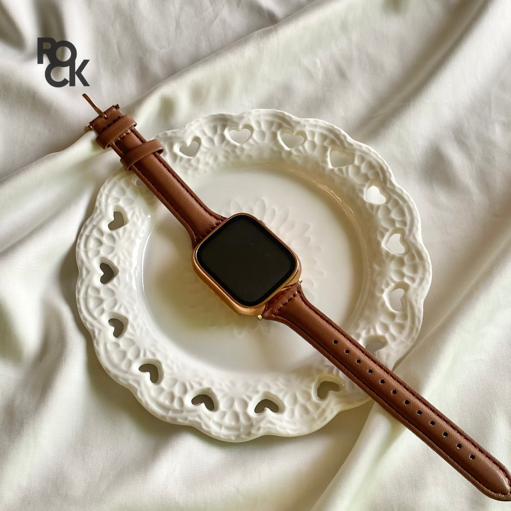 Leather Slim Apple Watch Strap