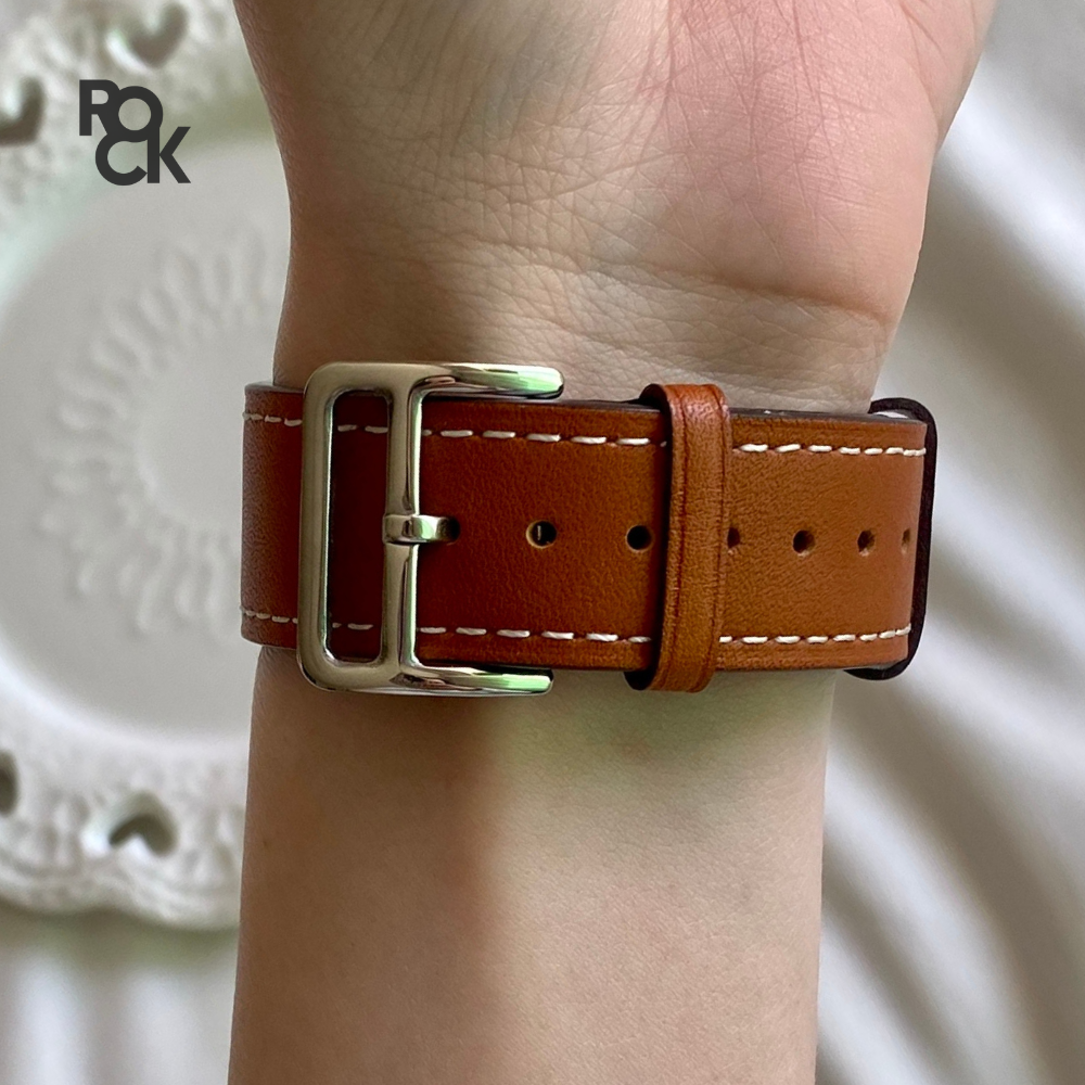 Leather Herm Apple Watch Strap