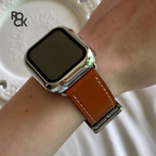 Leather Herm Apple Watch Strap