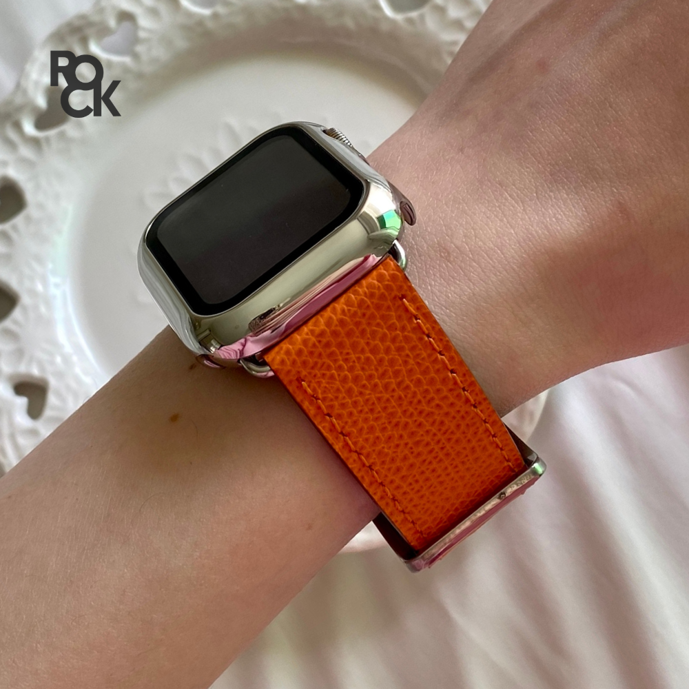 Leather Herm Apple Watch Strap