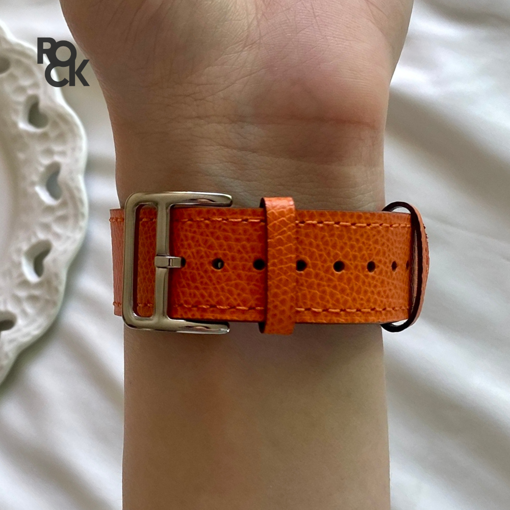 Leather Herm Apple Watch Strap