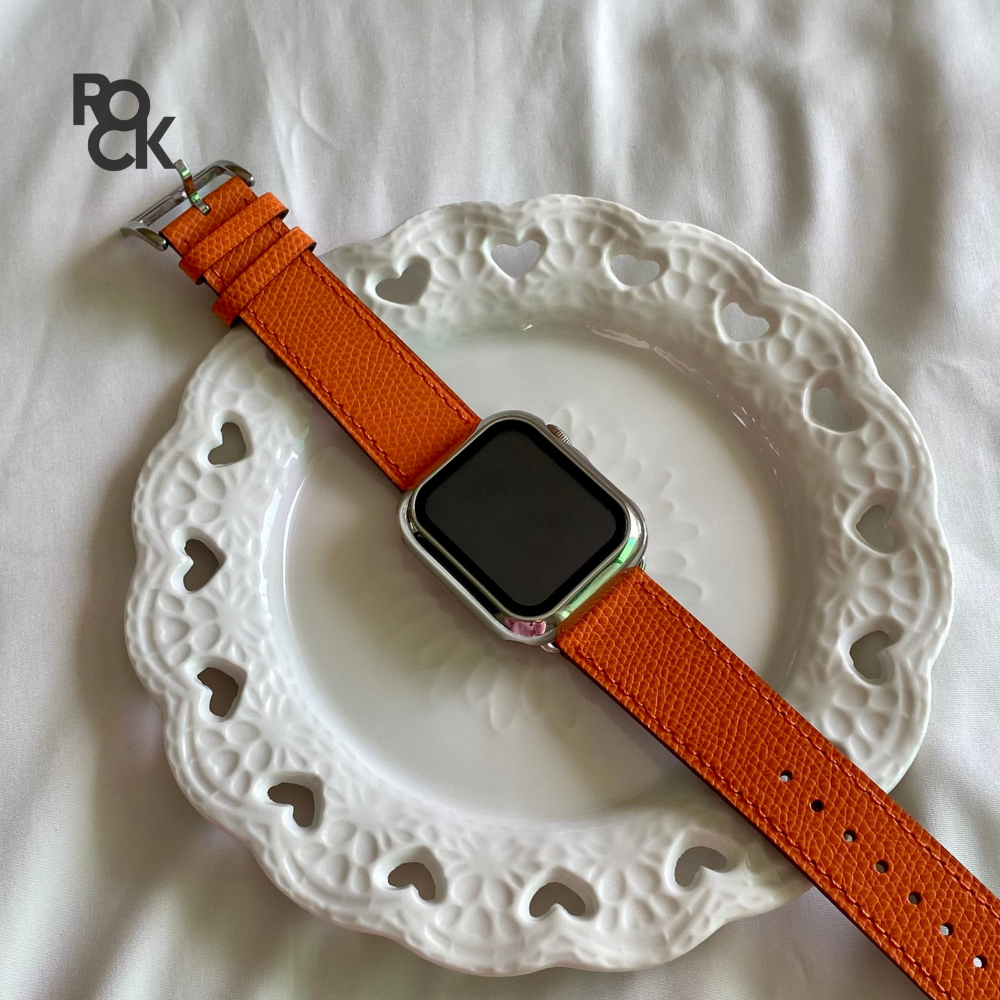 Leather Herm Apple Watch Strap