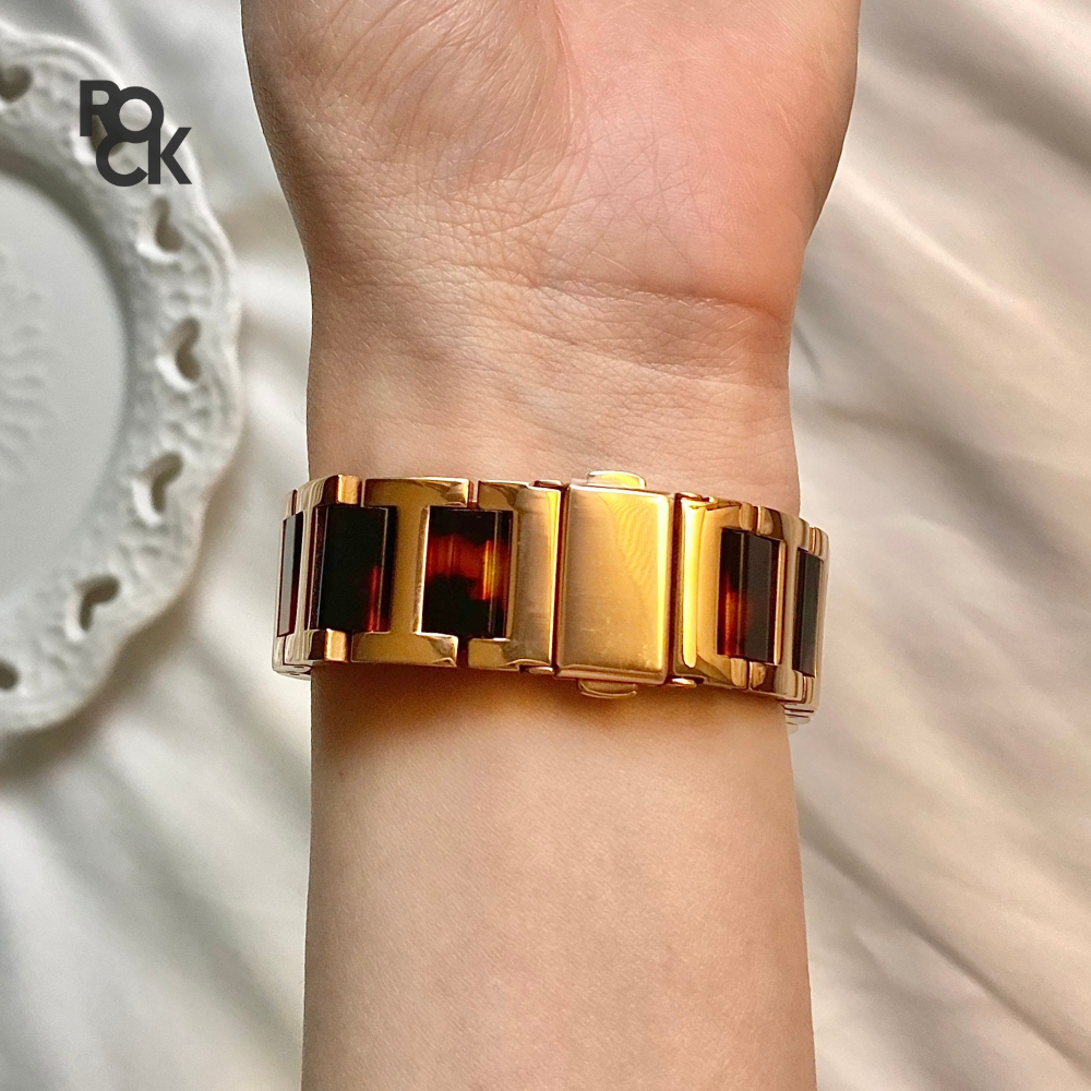 Stainless Steel Resin Apple Watch Strap