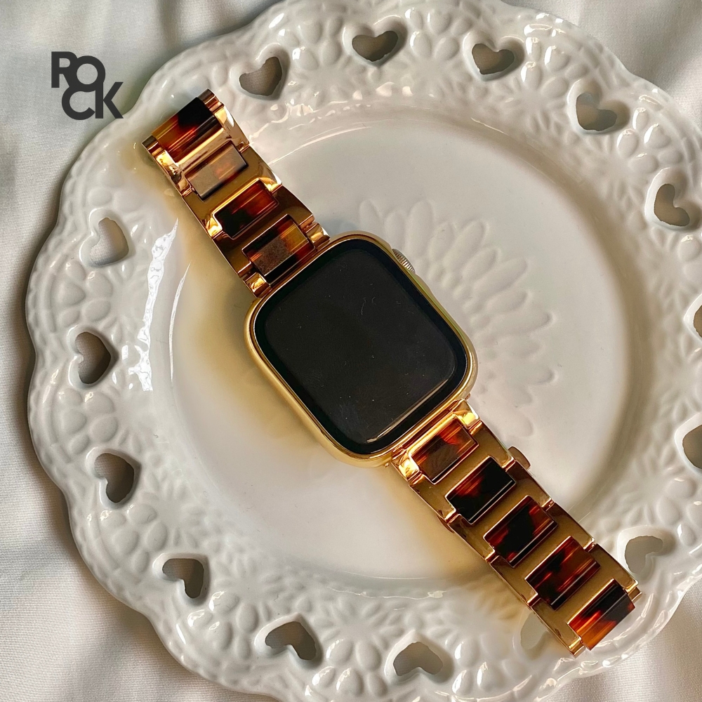 Stainless Steel Resin Apple Watch Strap
