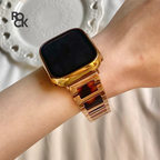 Stainless Steel Resin Apple Watch Strap