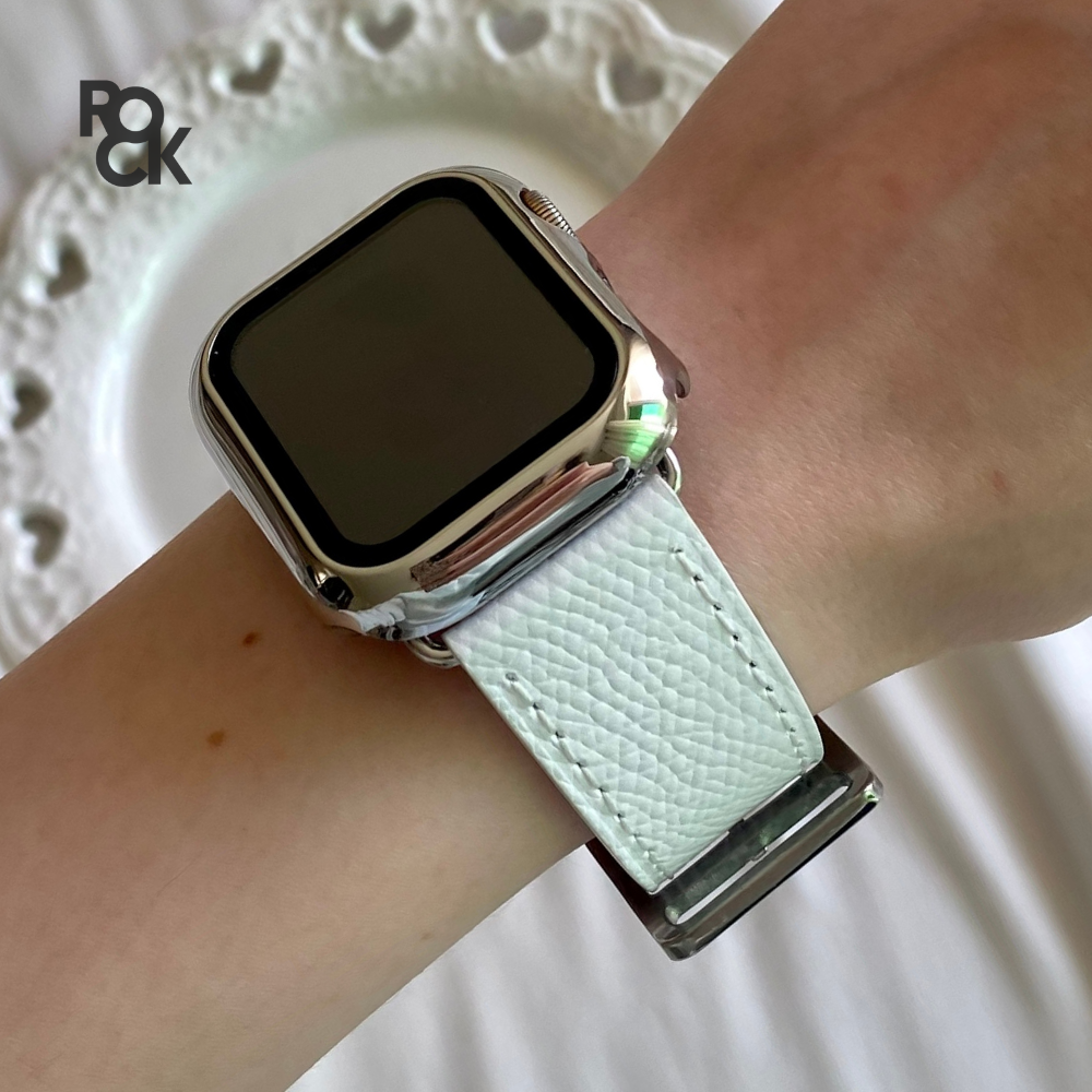 Leather Herm Apple Watch Strap