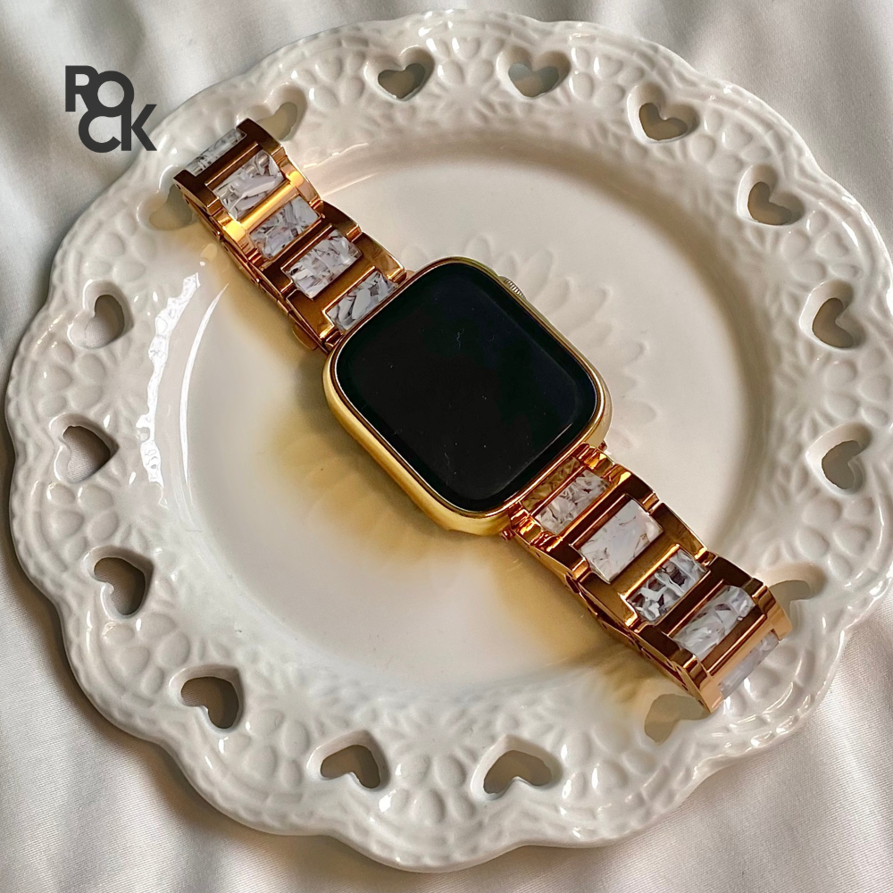Stainless Steel Resin Apple Watch Strap
