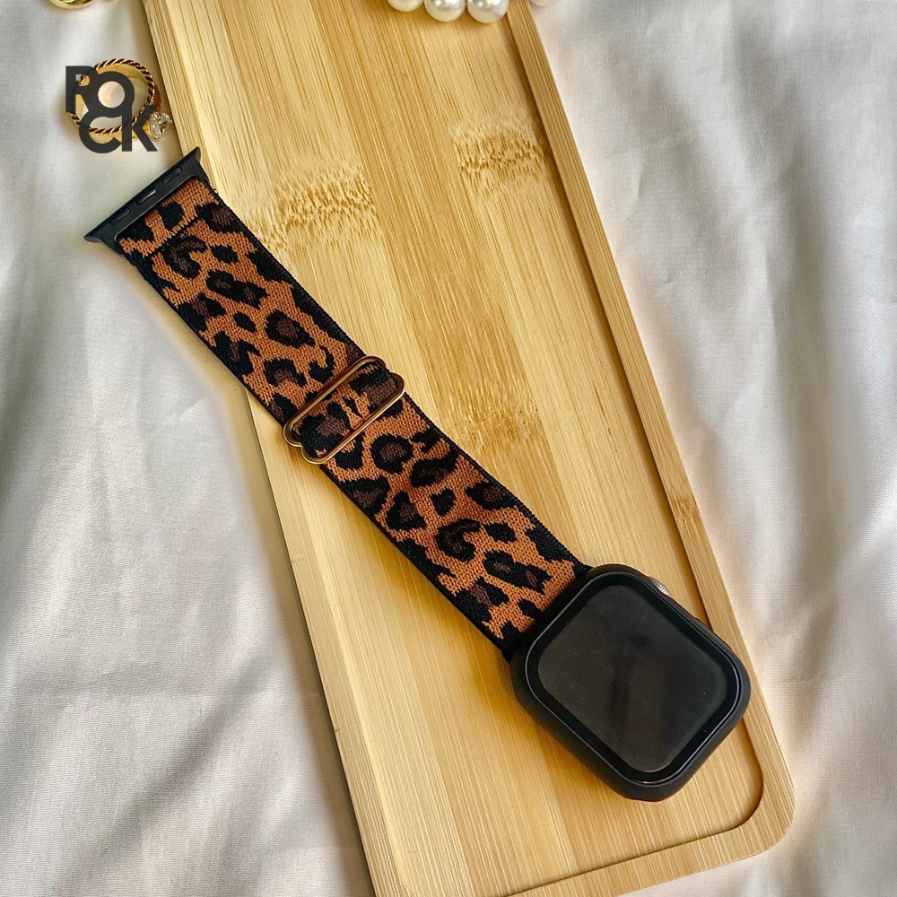 Fabric Tiger  Apple Watch Strap