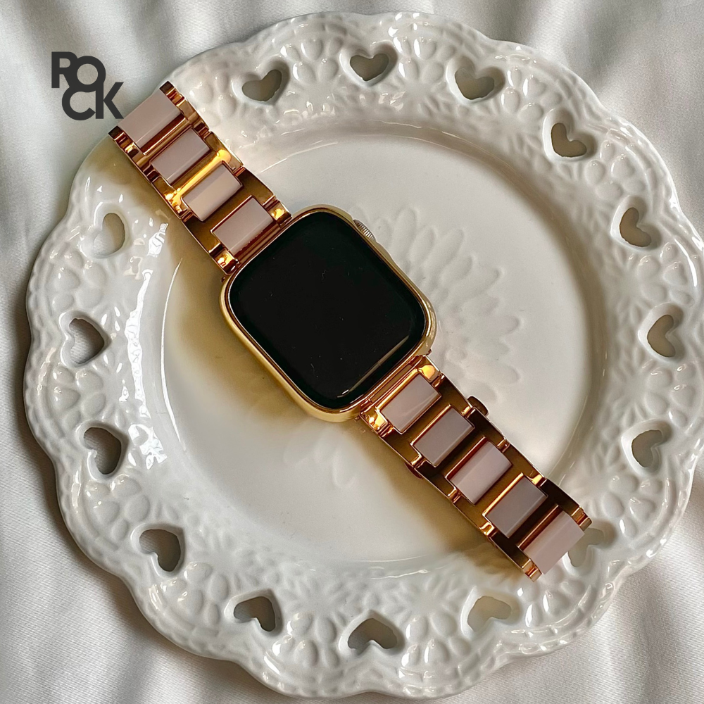 Stainless Steel Resin Apple Watch Strap
