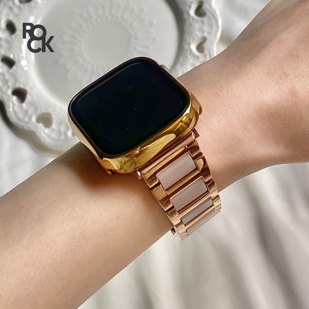 Stainless Steel Resin Apple Watch Strap