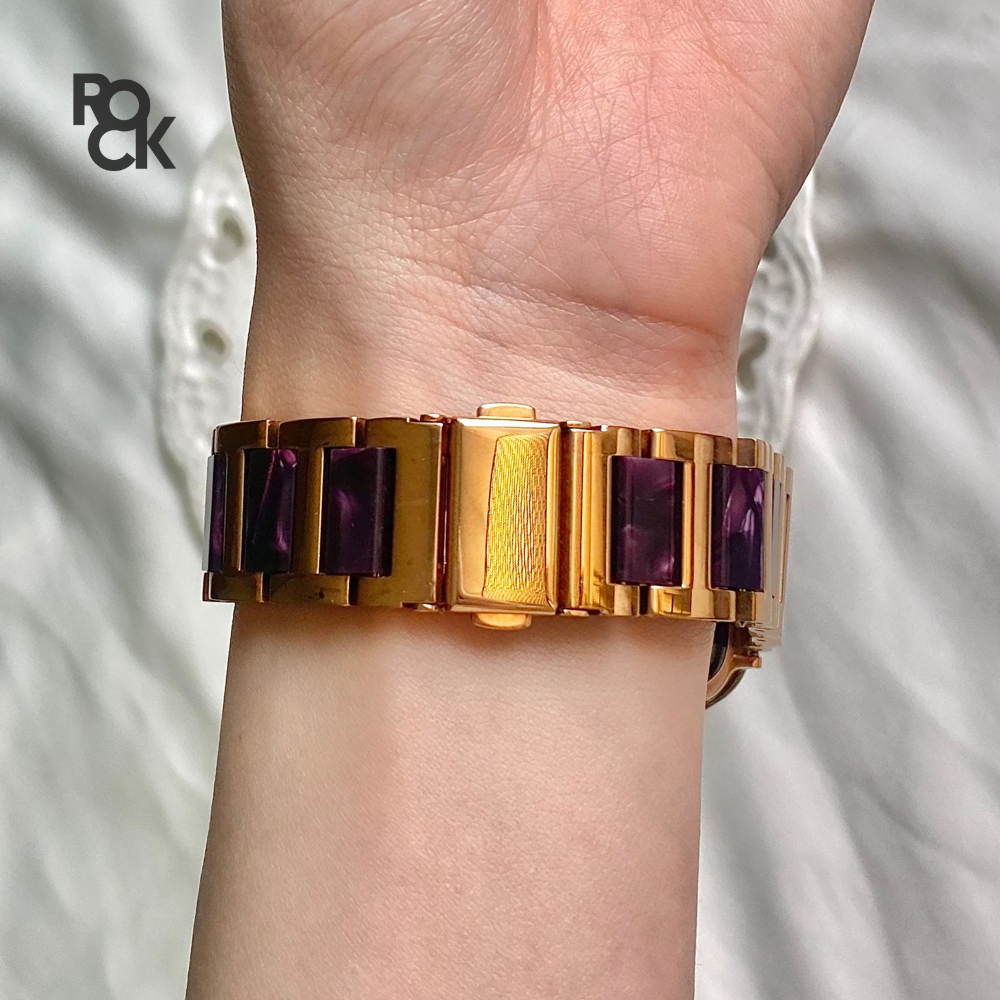 Stainless Steel Resin Apple Watch Strap
